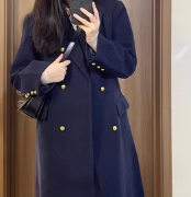 大衣女毛呢外套秋冬季今年流行小个子高级感赫本风日式英伦风