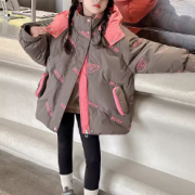 女童羽绒服冬季2023新款洋气儿童加厚冬装白鸭绒女孩中长款外套潮